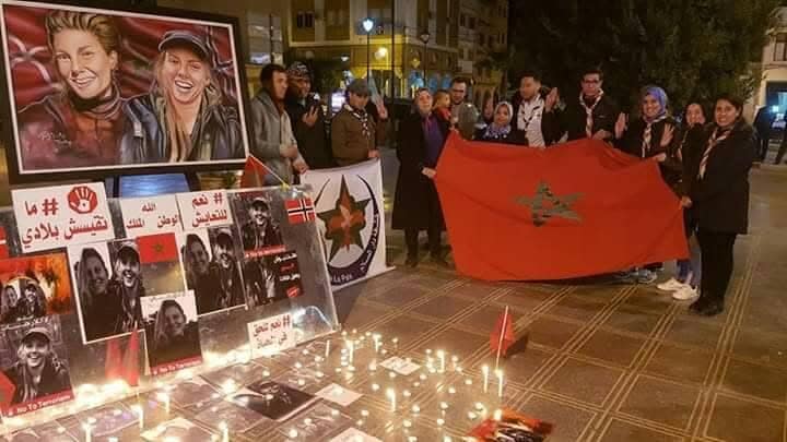 Candle vigil for the victims of Imlil